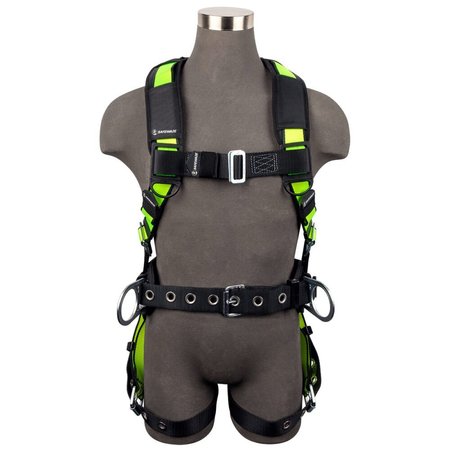 SAFEWAZE Full Body Harness, Vest Style, L FS160-L